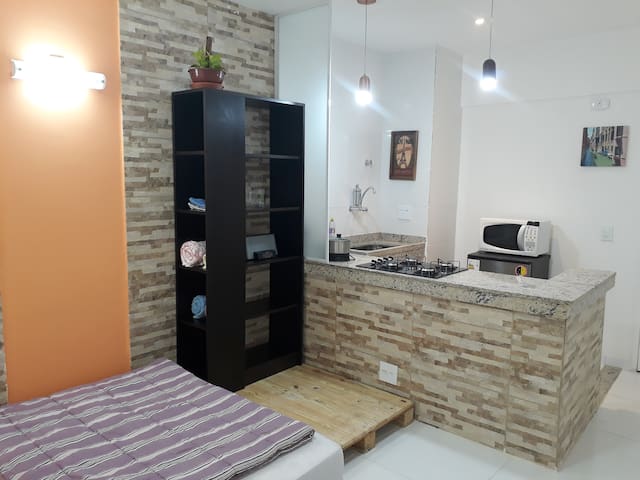 MINI LOFT LAPA TRANQUILO E ACONCHEGANTE