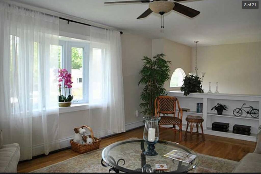 Bright, sunny living area.