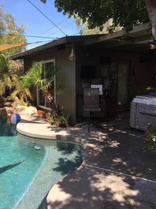 This is stand alone private guest house