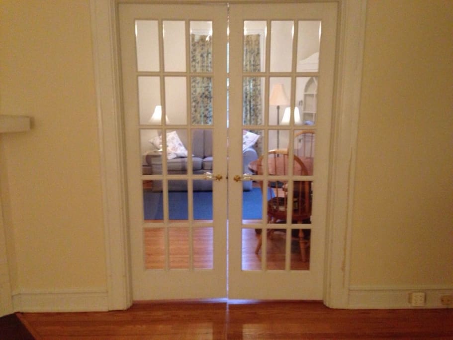 Dining room seen from living room