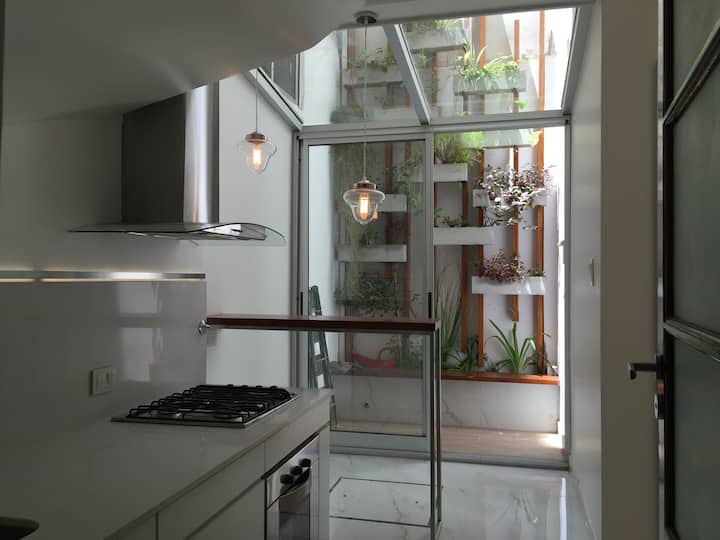 Brand new one-bedroom apartment with courtyard in Villa Crespo