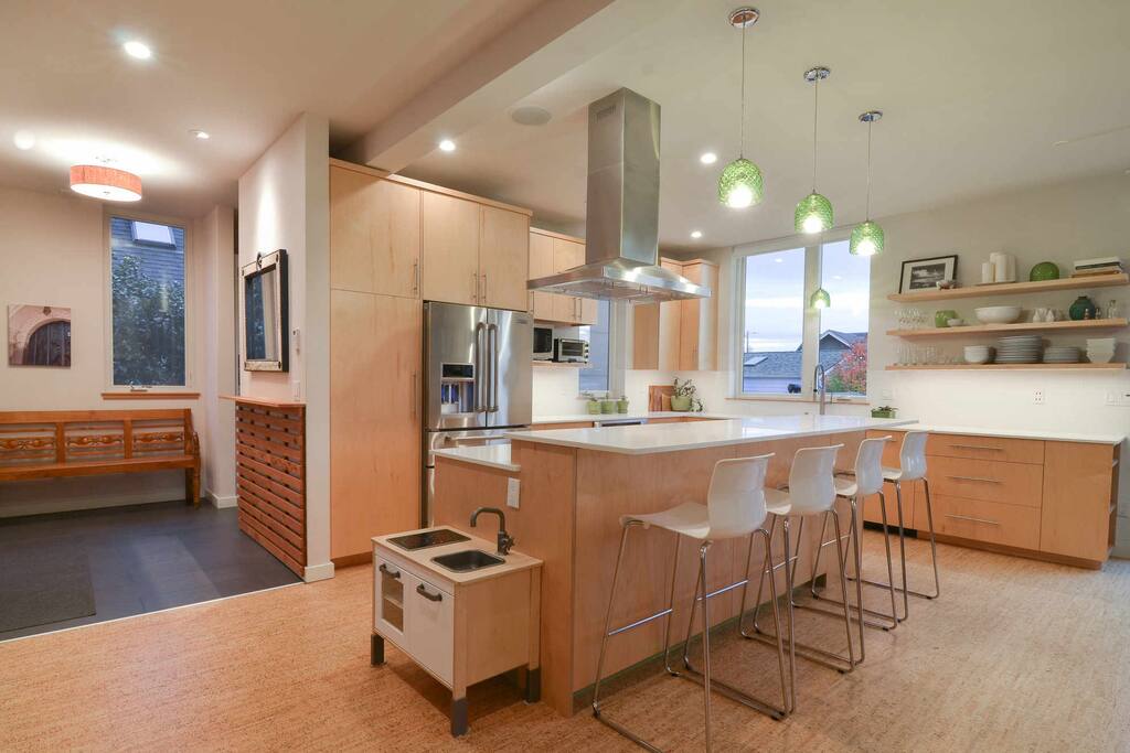 The kitchen was the first thing we thought of in designing this home and it is the heart of the home.