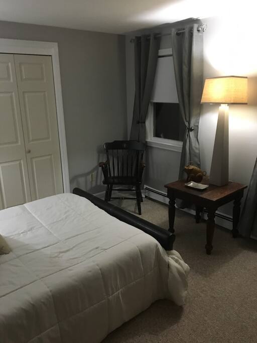 Private 1st floor bedroom with oversized closet...