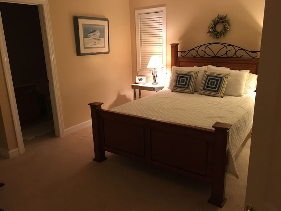 Guest bedroom with private bath
