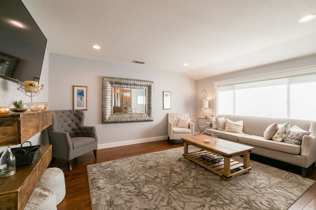 Relax and spend time with family and friends in a comfortable living space