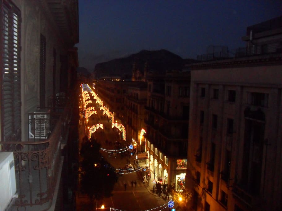 Vista su via Roma