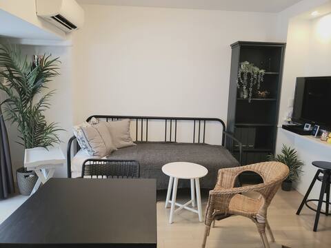 2BR 1min to Nipponbashi, Namba 7min