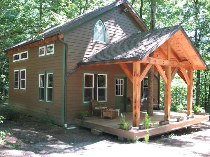 Clarion River Timberframe Cabin Houses for Rent in Shippenville, Pennsylvania, United States