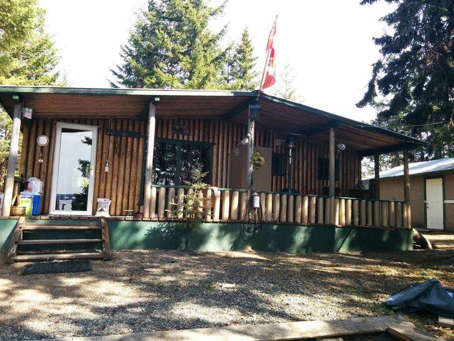 Cabin in summer