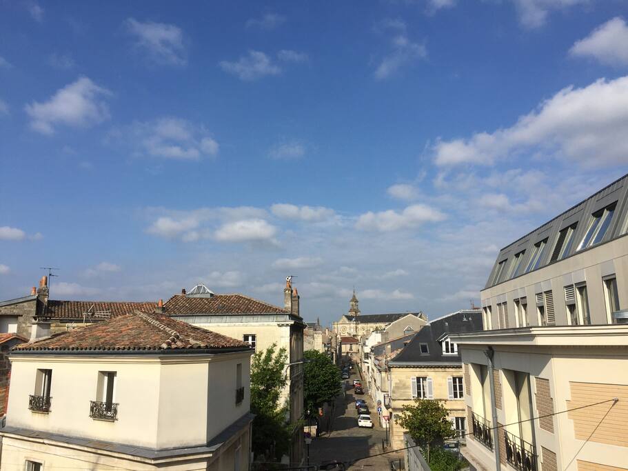 La vue du salon