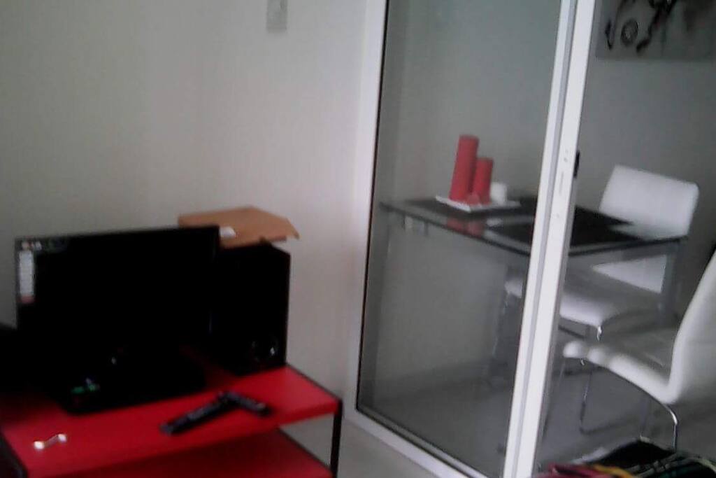 Work station with WIFI and TV