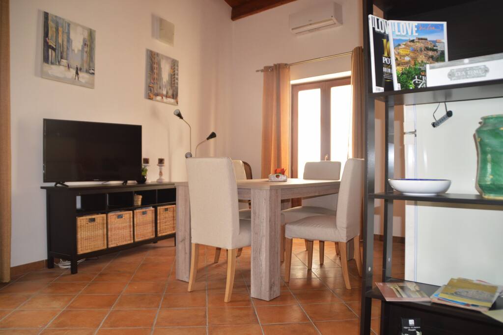 La sala da pranzo