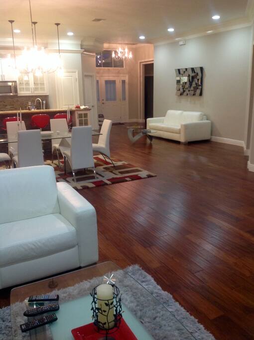 Spacious open floor