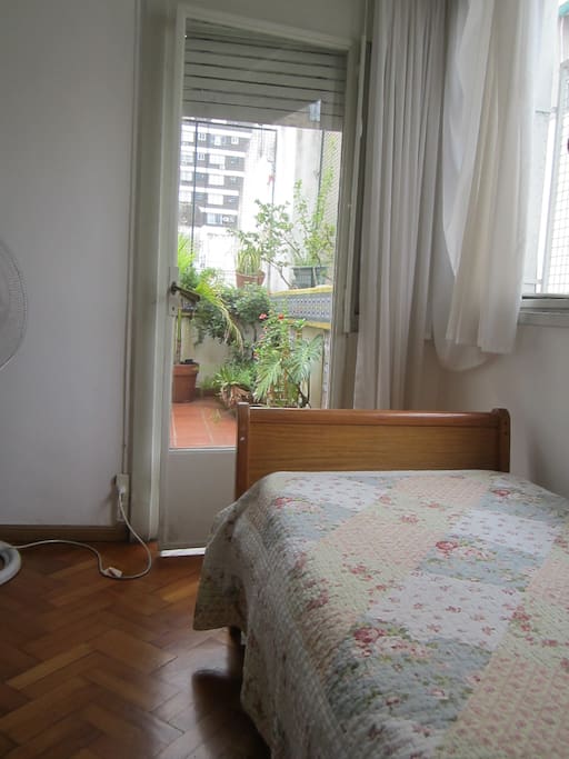 The acces to your own private terrace.