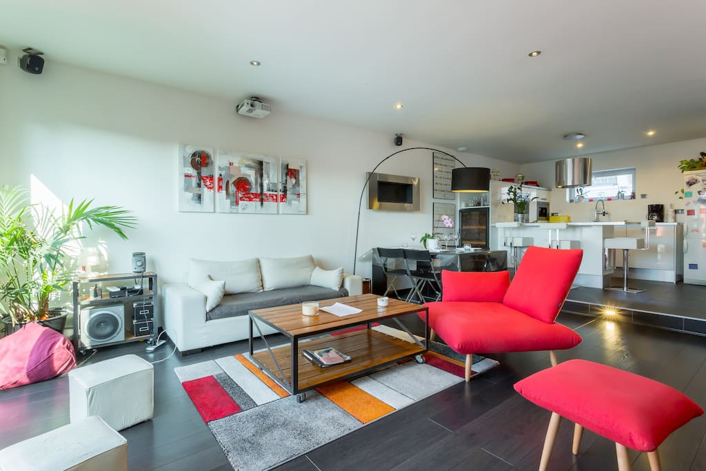 pièce de vie de 40m²