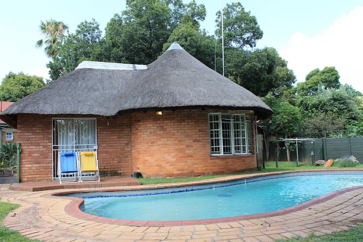 Thatched Safari-Style with Pool