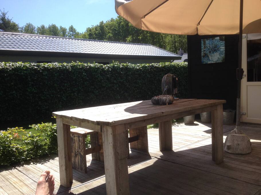 terras en tuin