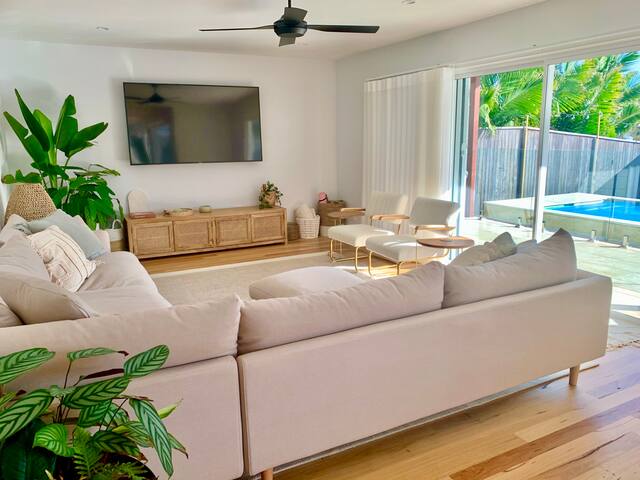 Heated pool, luxury family beach house gallery image 2