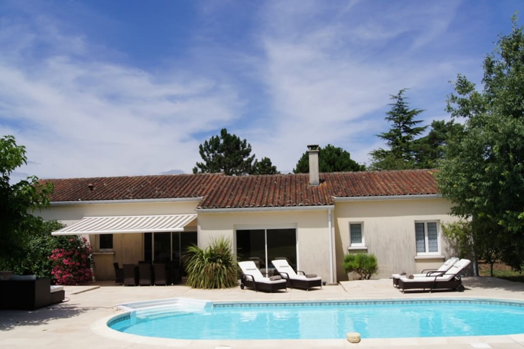 Heated pool. Completely private and not overlooked