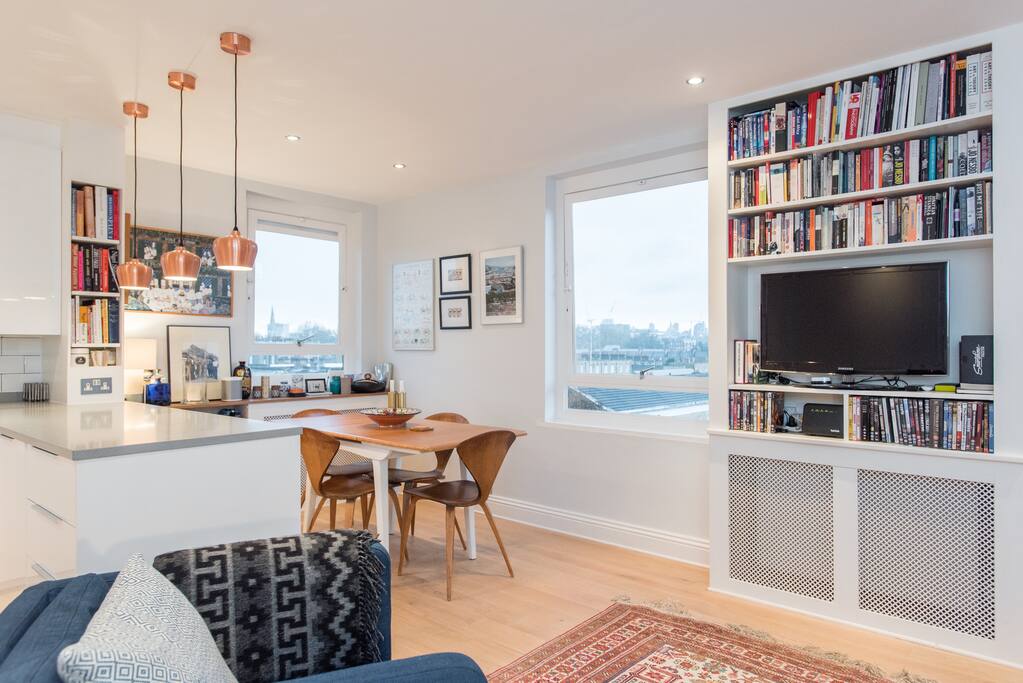 Sit back and watch a film, or take in the view.