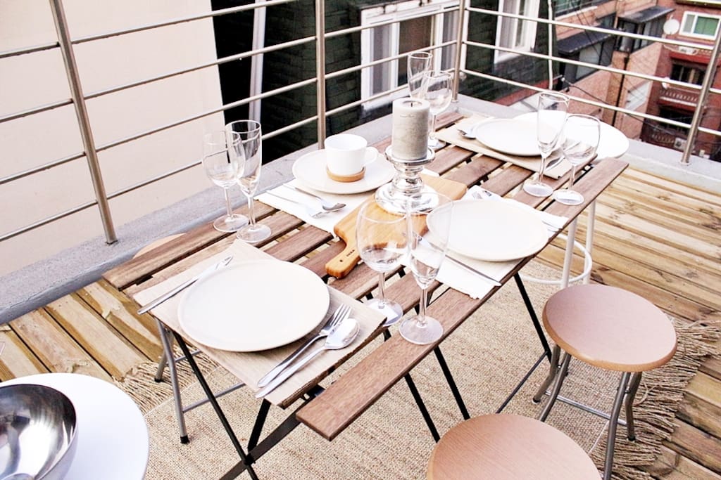 great terrace only for you.