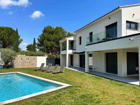 New villa Clim Piscine 5mn from Aix en Provence