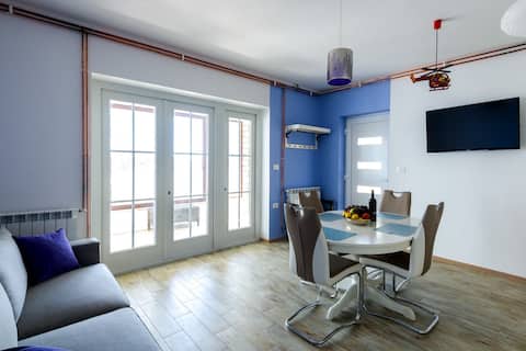 Sea view terrace - apartment for 2-4 people