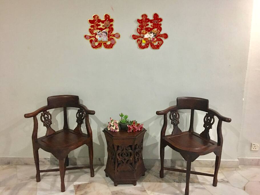 Chinese wedding tea ceremony seating for rent RM30