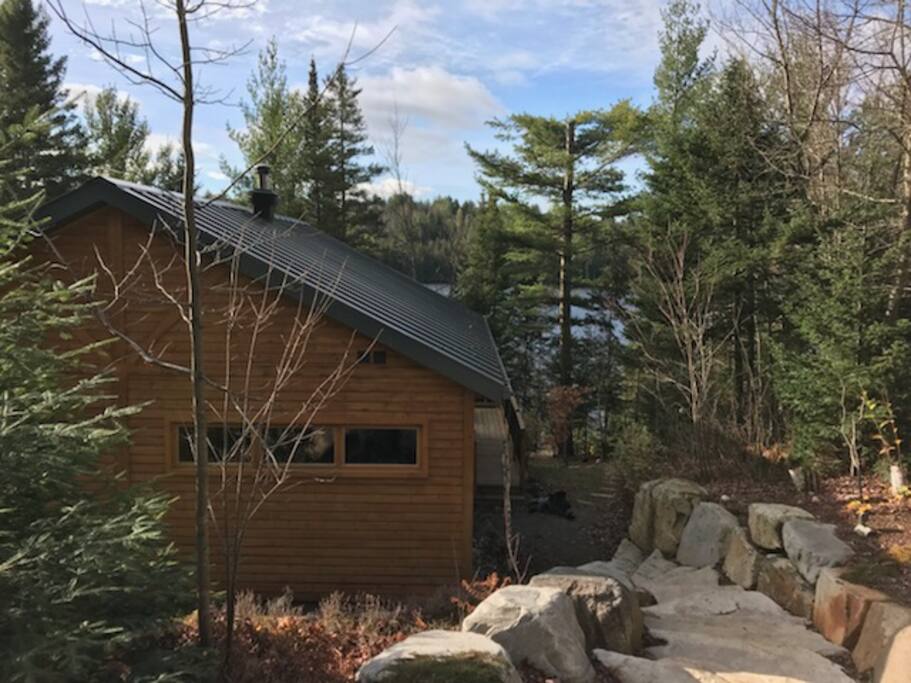 Chalet sur le bord du lac