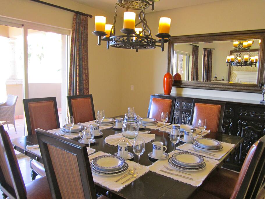 Dining area for big groups