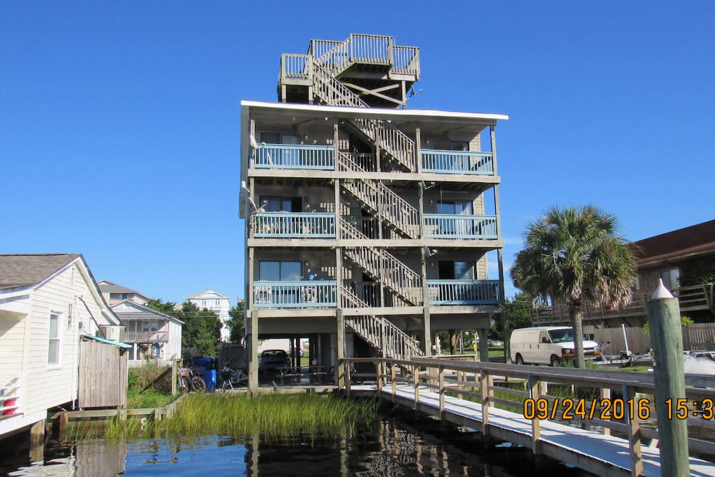 Condo from the waterway