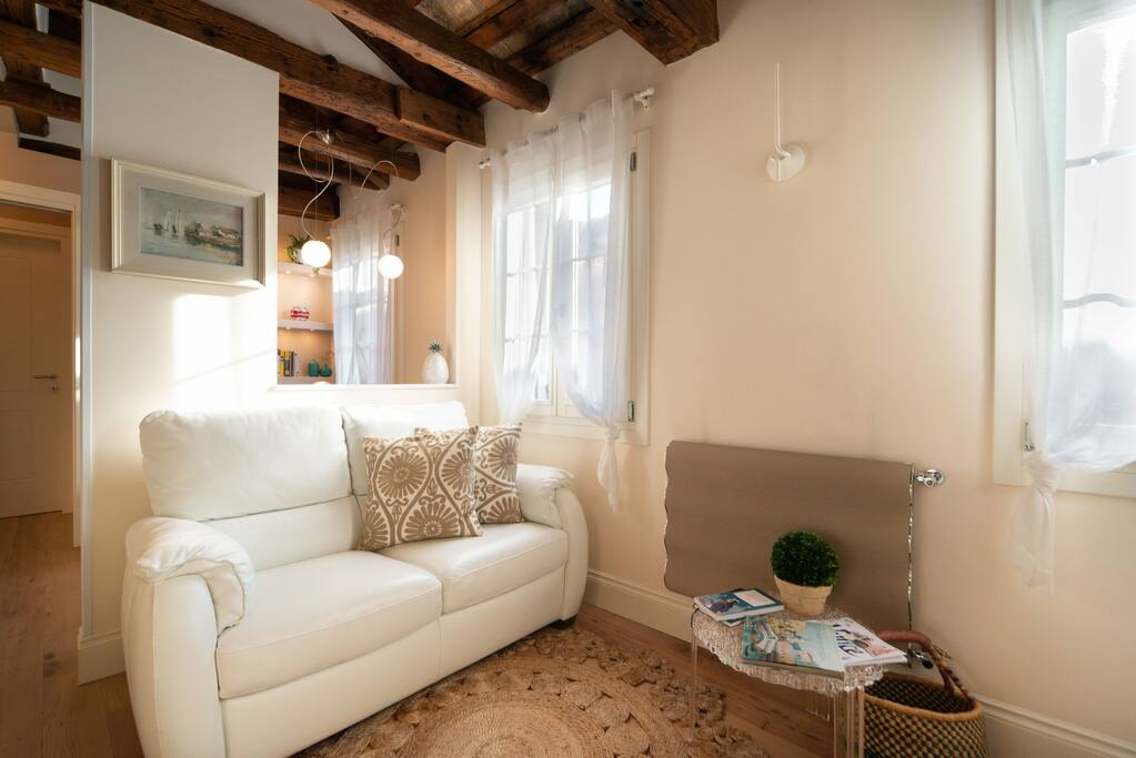 Cozy and stylish sitting corner.