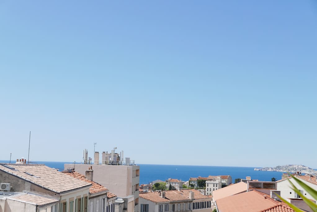 Vue de la terrasse Sud