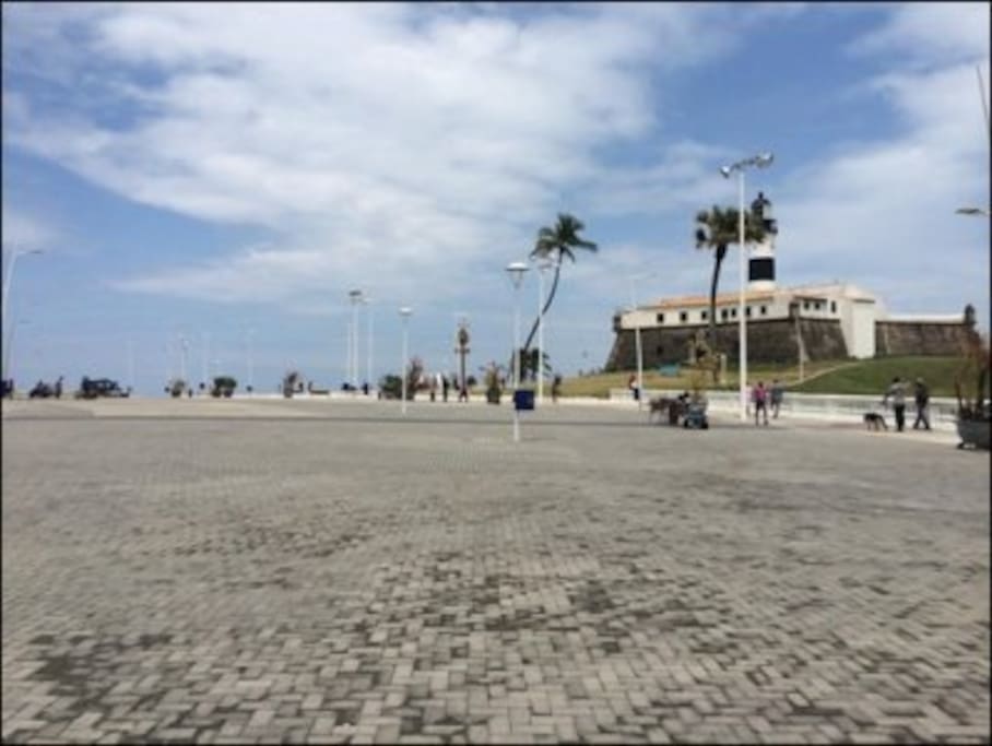 Farol da Barra Beach, 2 blocks close from our house