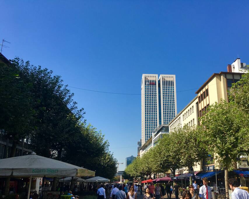 Close by is Fressgass, an appealing neighborhood with many restaurants, food shops and bars.