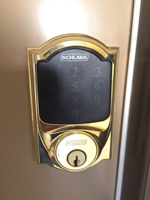 No keys exchange. Each guest will have a unique access code.