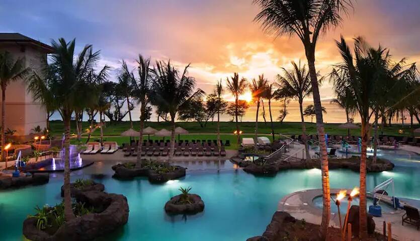 LAST MIN- The Westin Nanea 2bd Villa-pool-turtles