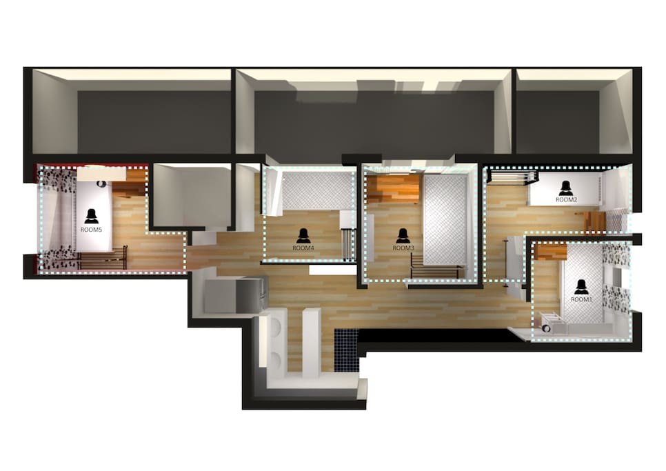 ::: 1호점/1인실 x 5ea
::: 1st House