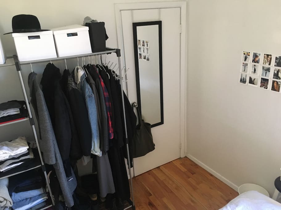 Closet to unpack your luggage