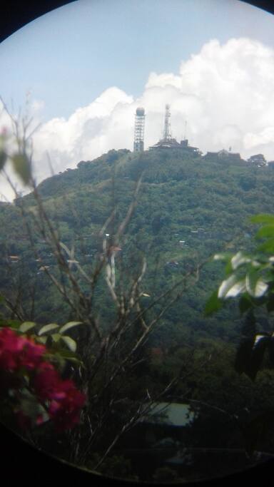 View from the house. The Palace in the Sky.