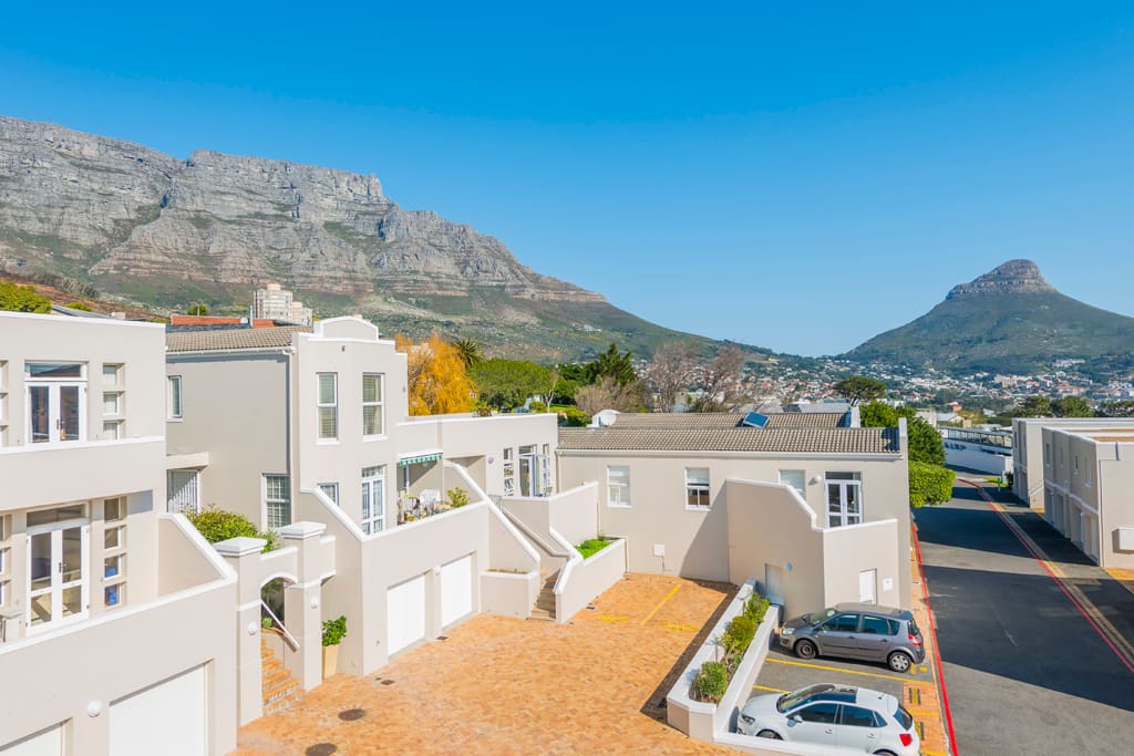 View of Lion's Head and Table Mountain from the balcony