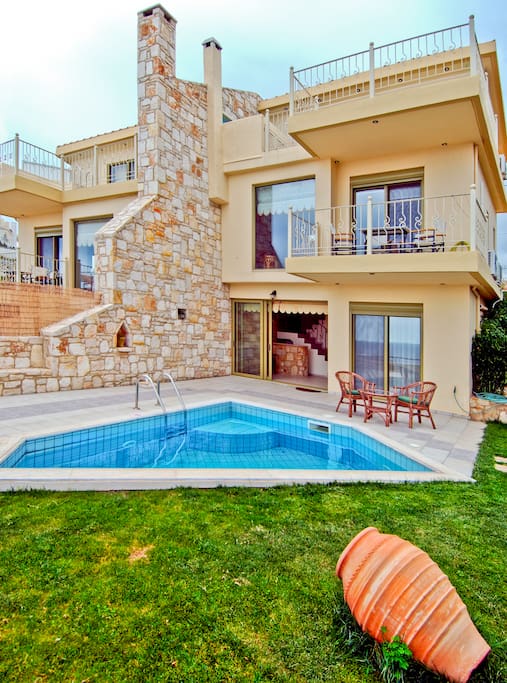 Helios Villa Exterior - Private Pool - Sea View