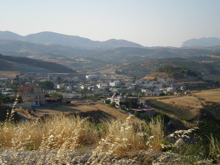 This is the village where you will stay. A small village of about 400 population