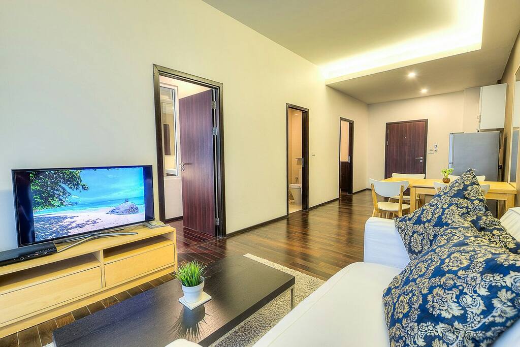 Big flat screen TV