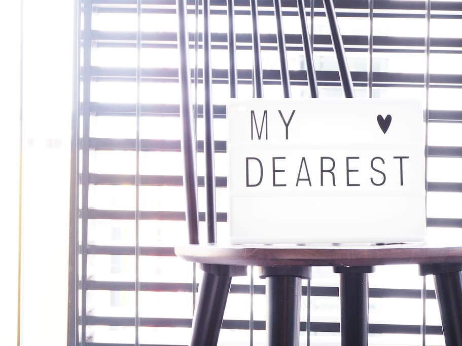 your memorable photo spot, little light box at the balcony for your memorable night