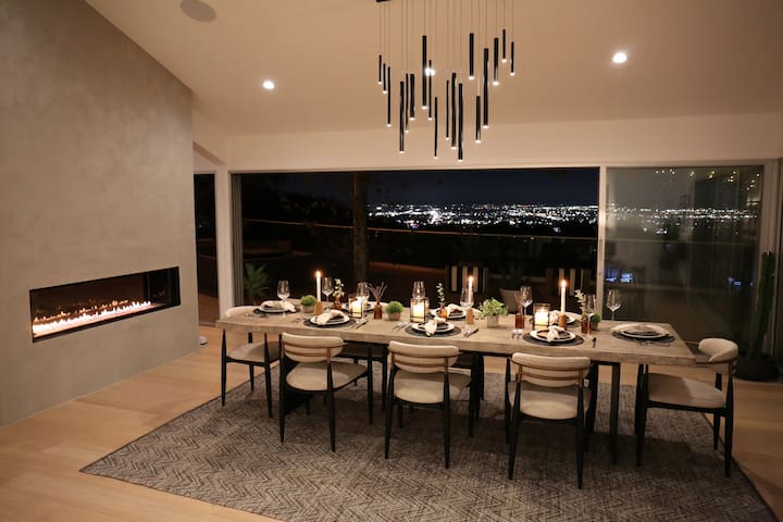 Modern Bel Air Home w/ Stunning View & Sport Court