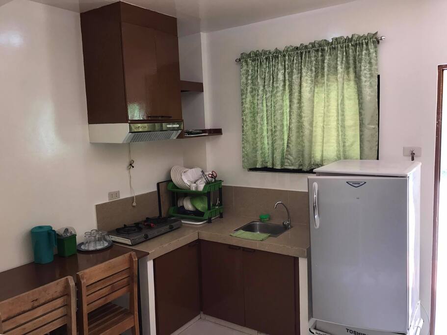 Kitchen of the family room.
