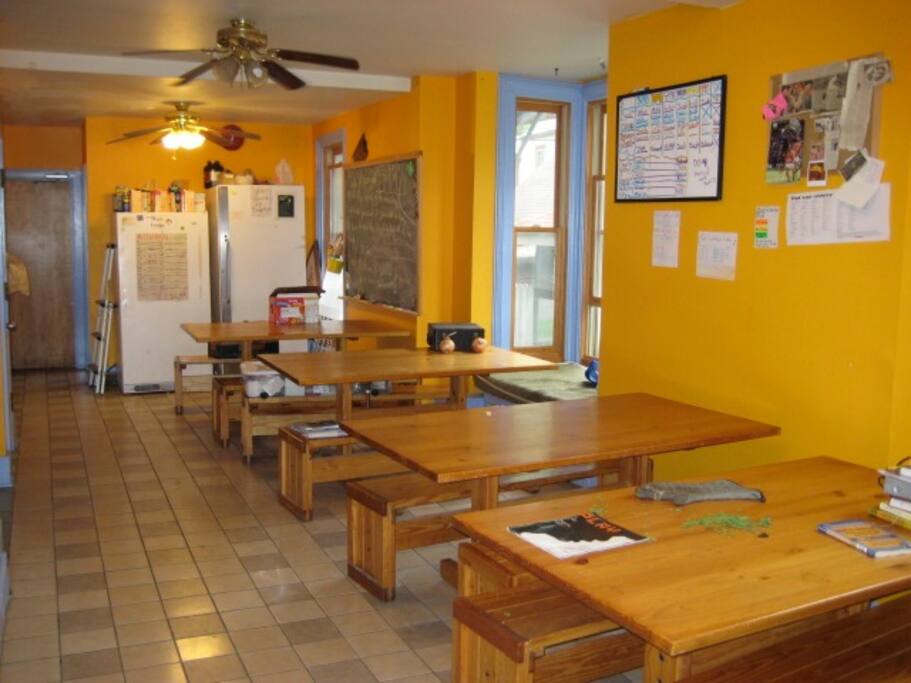 This is the shared dining room