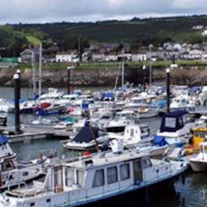 Corner of Burry Port Marina