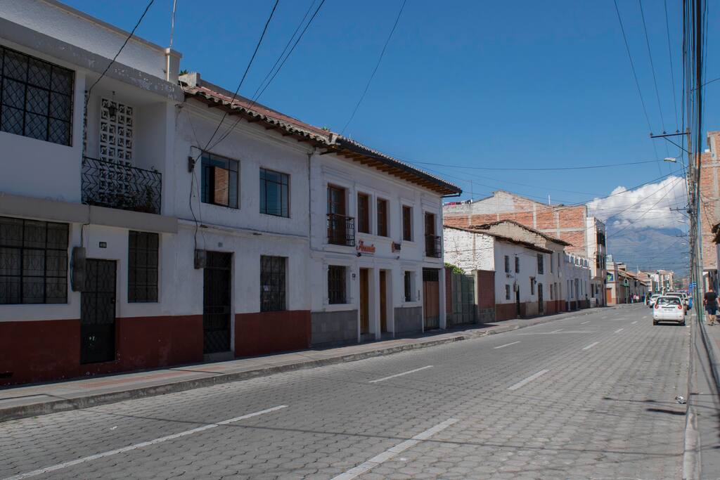 El barrio en el centro histórico.